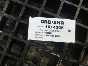 Liebherr Tegenwicht rechts